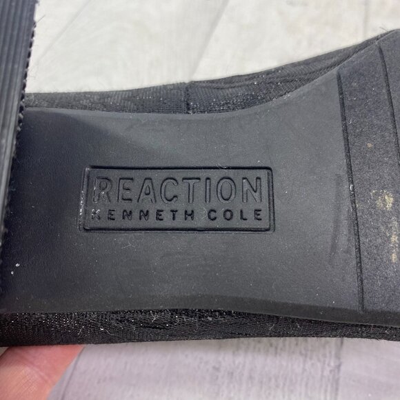 Kenneth Cole Reaction FLIP SIDE Beads Rhinestone Block Heel Slip On Shoes Sz 8 M - Picture 12 of 16